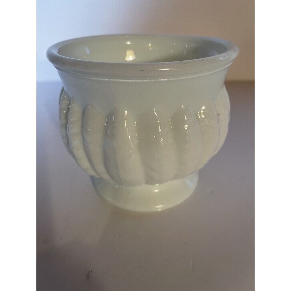 Milk Glass Round Planter by Randal 4.5" x 4.5 inches 5 Total Planters